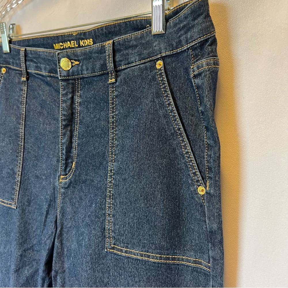 MICHAEL KORS Women's Jeans. Dark Wash Utility Style - Picture 6 of 11